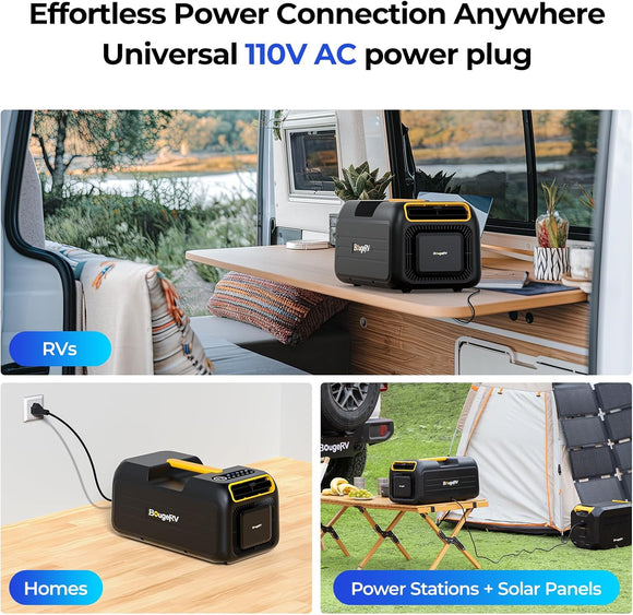 BougeRV Mobile Klimaanlage 3500 BTU 5in1 Camping Zelt 240V Klimagerät mit Griff