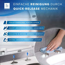 Benkstein Toilettensitz WC Sitz Deckel D-Form-6