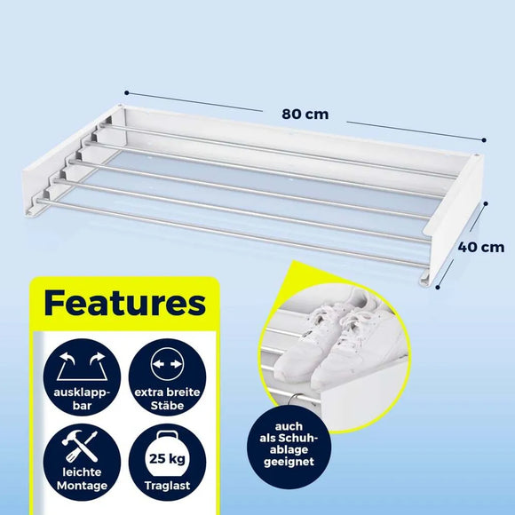 EASYmaxx Wandwäschetrockner Wandtrockner ausziehbar