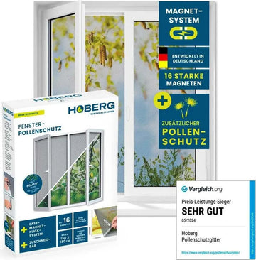 Pollenschutz Moskitonetz Fliegengitter für Fenster