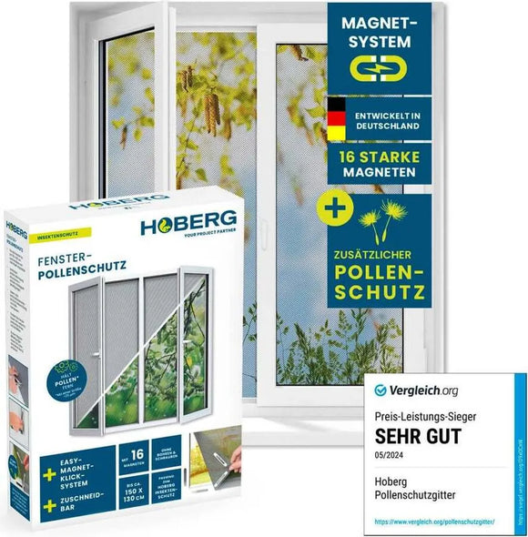 Pollenschutz Moskitonetz Fliegengitter für Fenster
