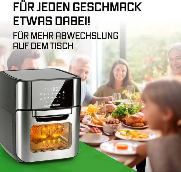 GOURMETmaxx Heißluftfritteuse Airfryer XXL 12L