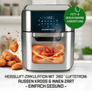 GOURMETmaxx Heißluftfritteuse Airfryer XXL 12L-6