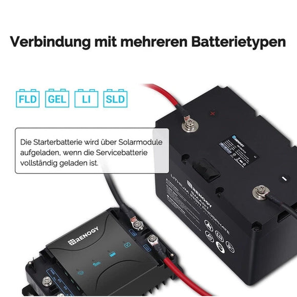 RENOGY 12V 50A MPPT DC Zu DC Batterie Ladegerät Laderegler Für Solarbatterie