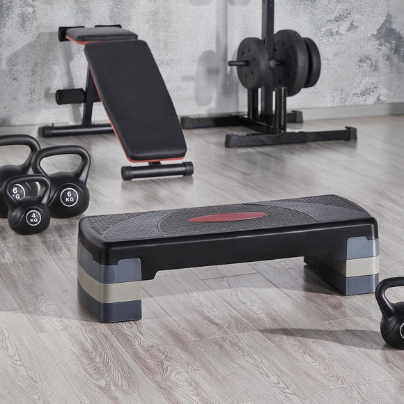 Steppbrett Fitness Sport Aerobic Stepper 3 Stufen Höhenverstellbar Rutschfest