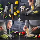 Exitoso Zester Reibe Zitronenreibe 2er Set Muskat Schoko Raspel Parmesan Hobel-6