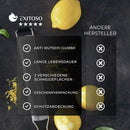 Exitoso Zester Reibe Zitronenreibe 2er Set Muskat Schoko Raspel Parmesan Hobel-5