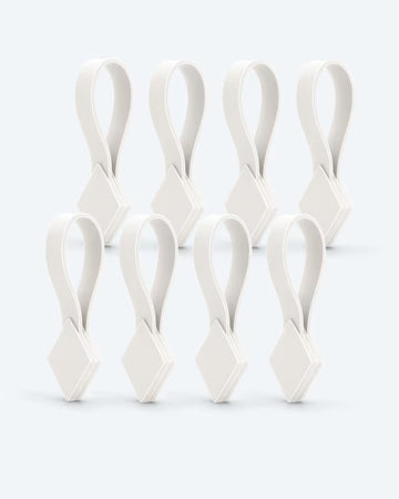 Kaufen weiss Magnetische Handtuchhalter 8er Set Silikon