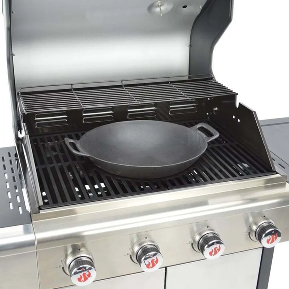 LANDMANN Modulus Grillrostsystem Triton 3.1 4.1 Pizzastein WOK Grillspießset