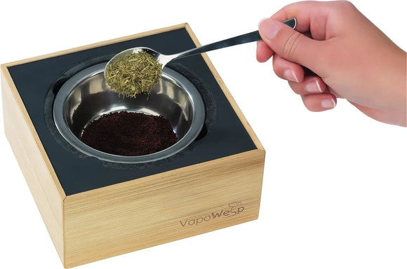 VapoWesp Räucherbox gegen Wespen und Mücken Aromatisierter Kaffeerauch Insekten