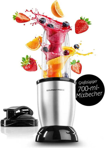 GOURMETmaxx Nutri Mixer Standmixer Smoothie Shakes Pürierer Zerkleinerer 700ml