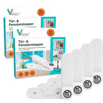 Vlippy Tür- & Fensterstopper 4 Stück