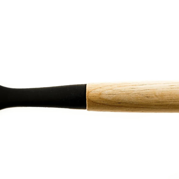 12 teiliges Küchenhelfer-Set aus Silikon Kochgeschirr mit Holzgriff Schwarz