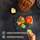 Exitoso Schneidebrett 3er Set Kunststoff Küchenbrett Hackbrett spülmaschinenfest-8