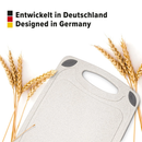 Exitoso Schneidebrett Küchenbrett Servierbrett aus "Weizenstroh"-5