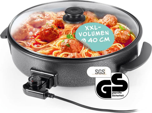 GOURMETmaxx elektrische Partypfanne XXL 40cm