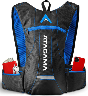 Atacama Trinkrucksack Laufrucksack ohne Blase Blau
