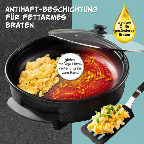 GOURMETmaxx elektrische Partypfanne XXL 40cm