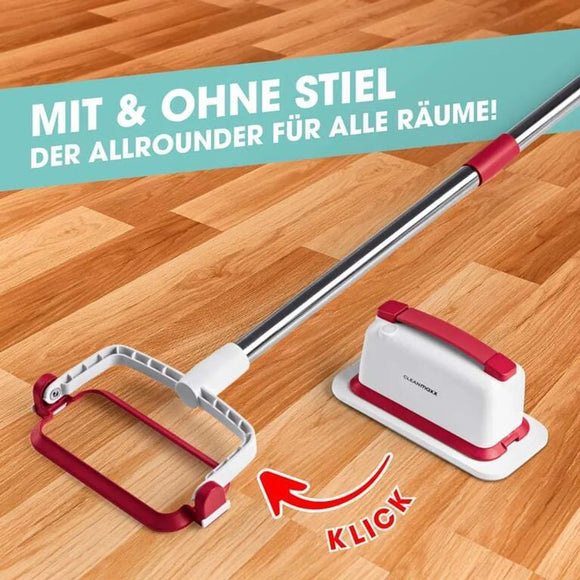 CLEANmaxx Akku Scheuerbürste Schrubber Boden Reinigungsbürste Wischmopp kabellos