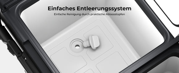 BougeRV CRD2 Kompressor Kühlbox 40L mit Gefrierfach Doppeltür Reise Camping Auto