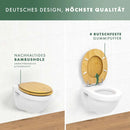 Benkstein WC Sitz Bambus Toiletten Deckel-5