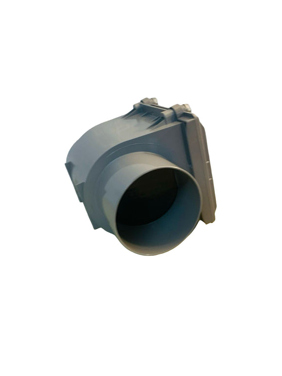 First Plast nrc140g Rückstauklappe aus PVC zum Kleben Grau Durchmesser 140 mm