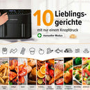 GOURMETmaxx Heißluftfritteuse Doppelkammer 7L-3