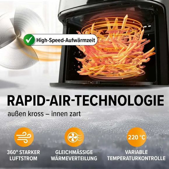 GOURMETmaxx Heißluftfritteuse 4,5L Airfryer 1400W