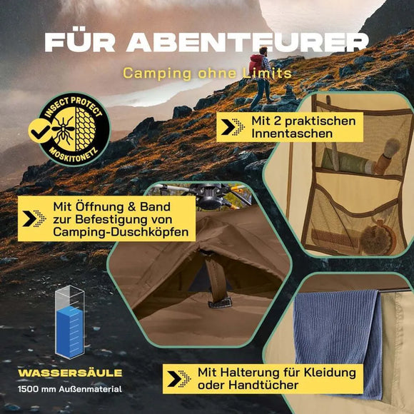 PopUp Duschzelt Umkleidezelt Lagerzelt Camping
