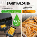 GOURMETmaxx Heißluftfritteuse Doppelkammer 7L-10