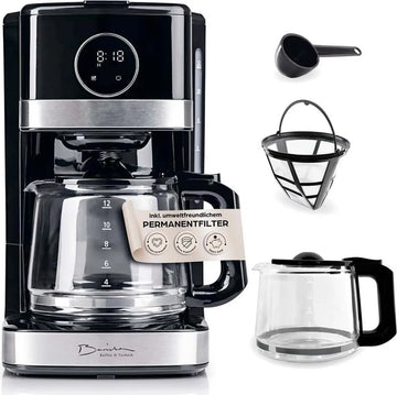 Barista Kaffeemaschine Glaskanne Timer Touchdisplay Filtermaschine Filterkaffee