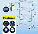 EASYmaxx Wäscheständer elektrisch Gebläse Wäsche Turm Trockner Kleider Ständer-6