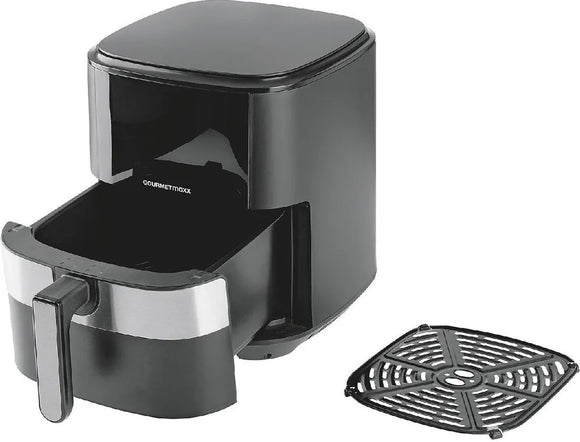 GOURMETmaxx Heißluft-Fritteuse Digital 6,2L 1500W mit 8 Programmen Schwarz