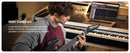 AeroBand Akustik-Elektro-Reisegitarre Saitenlos Abnehmbares Griffbrett Schwarz-13