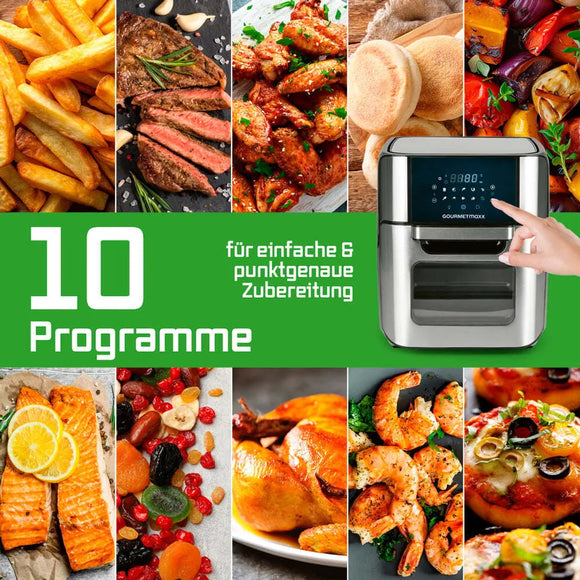GOURMETmaxx Heißluftfritteuse Airfryer XXL 12L