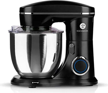 Kochwerk Küchenmaschine Knetmaschine Rührmaschine Edelstahl 1300W 5,5L schwarz