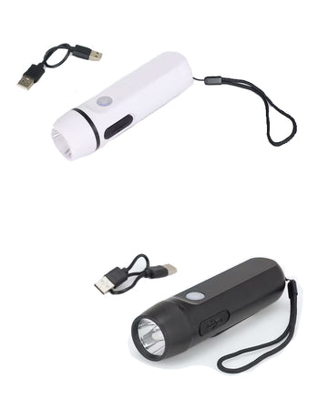 Kurbel Taschenlampe Dynamo LED Notfalllampe Camping Outdoor Aufladbar Kurbel USB