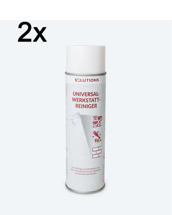 2x Werkstatt-Universal-Reiniger Spray 500 ml Transparent