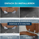BENKSTEIN WC Toilettendeckel Absenkautomatik Treibholz-5