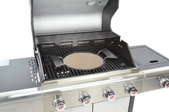 LANDMANN Pizzastein Brotbackstein 30,5 cm Backofen Grillstein Backstein Set