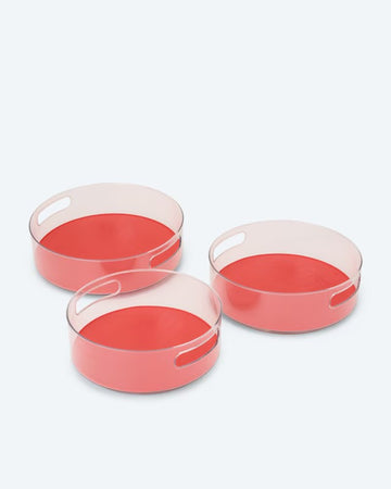 Kaufen rot Schrankkarussell 3tlg. Rund Drehbarer Organizer Küchenschrank 360° Regal Vorrat