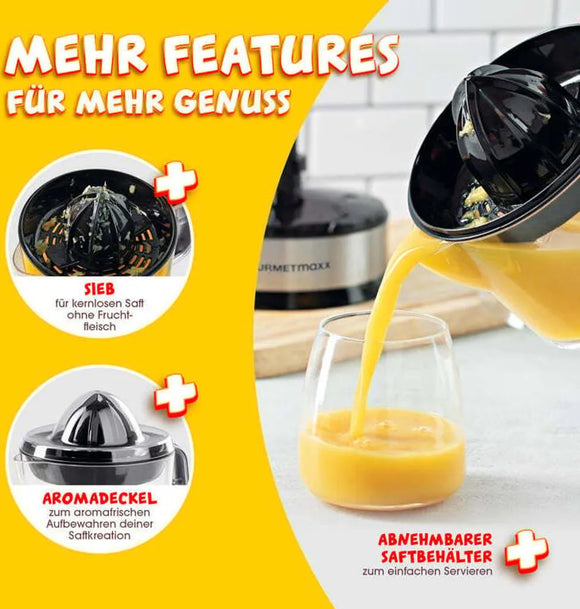 GOURMETmaxx elektrische Zitruspresse Saftpresse Entsafter Orangen Zitrus Presse