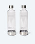 2x 1L-PET-Wasserflasche
