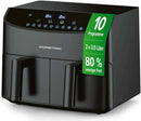 GOURMETmaxx Heißluftfritteuse Doppelkammer 7L-1