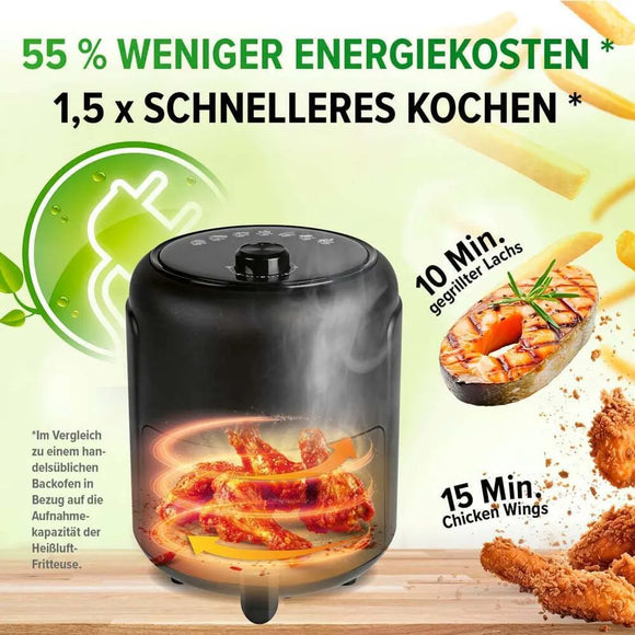 GourmetMAXX Heißluftfritteuse 2,3L Heißluft Ofen