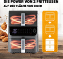 GOURMETmaxx Heißluftfritteuse Doppelkammer 10L-3