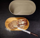 Cuisine Brotkasten Brotdose mit Bambus Deckel-4