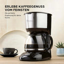 BARISTA Kaffeemaschine Filtermaschine Schwarz Filterkaffeemaschine 10 Tassen-6