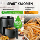 GourmetMAXX Heißluftfritteuse 2,3L Heißluft Ofen-9