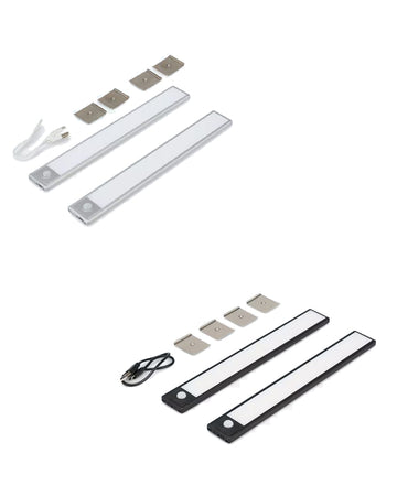 2x Sensor LED Unterbauleuchte 2er Set mit Bewegungsmelder Küchen Lichtleiste